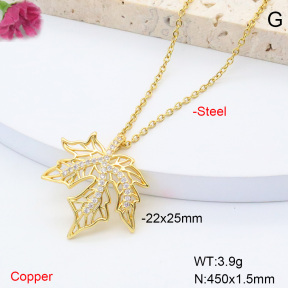 F6N408409avja-L002  Fashion Copper Necklace