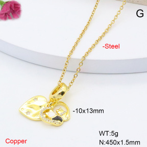 F6N408413avja-L002  Fashion Copper Necklace