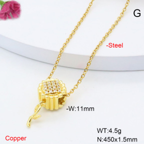 F6N408415aajl-L002  Fashion Copper Necklace