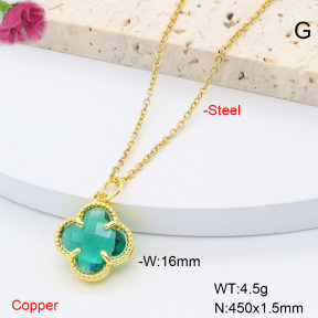 F6N408417vaia-L002  Fashion Copper Necklace