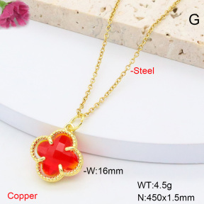 F6N408418vaia-L002  Fashion Copper Necklace
