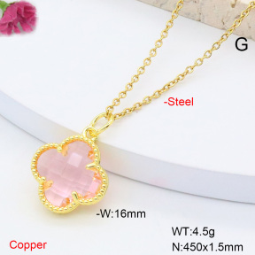 F6N408419vaia-L002  Fashion Copper Necklace