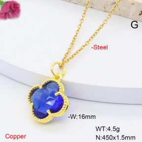 F6N408420vaia-L002  Fashion Copper Necklace
