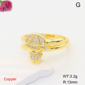 F6R401974baka-L002  Fashion Copper Ring