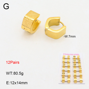 2E2005631alka-387  Stainless Steel Earrings