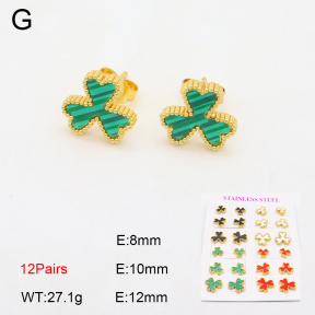 2E4004231vhov-743  Stainless Steel Earrings
