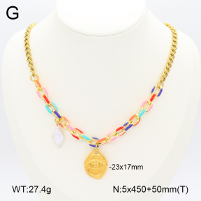 2N3002423aivb-656  Stainless Steel Necklace