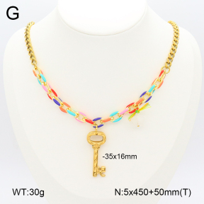 2N3002425aivb-656  Stainless Steel Necklace