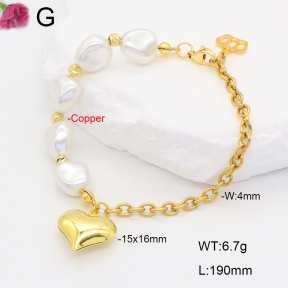 F2B301096vbpb-J39  Fashion Copper Bracelet