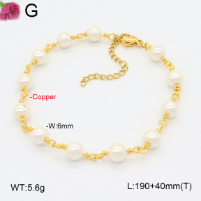 F2B301108vbmb-J172  Fashion Copper Bracelet