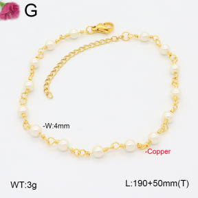 F2B301109vbll-J172  Fashion Copper Bracelet