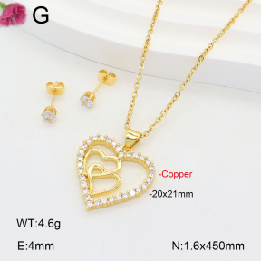 F2S005343bbov-J135  Fashion Copper Sets