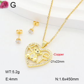 F2S005353bbov-J135  Fashion Copper Sets
