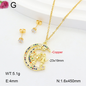 F2S005360bbov-J135  Fashion Copper Sets