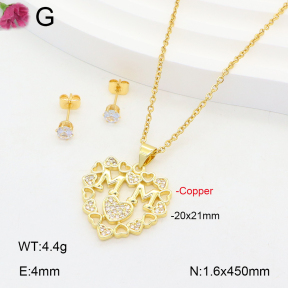 F2S005371bbov-J135  Fashion Copper Sets