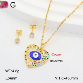 F2S005374bbov-J135  Fashion Copper Sets