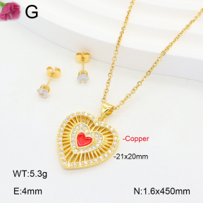 F2S005384bbov-J135  Fashion Copper Sets