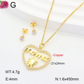 F2S005396bbov-J135  Fashion Copper Sets