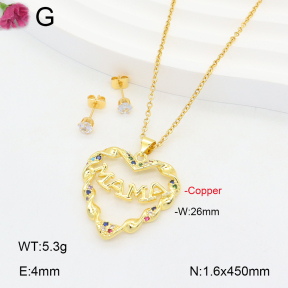 F2S005401bbov-J135  Fashion Copper Sets