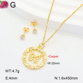 F2S005403bbov-J135  Fashion Copper Sets