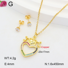 F2S005405bbov-J135  Fashion Copper Sets
