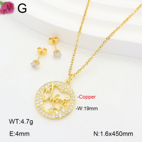 F2S005407bbov-J135  Fashion Copper Sets