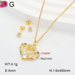 F2S005411bbov-J135  Fashion Copper Sets