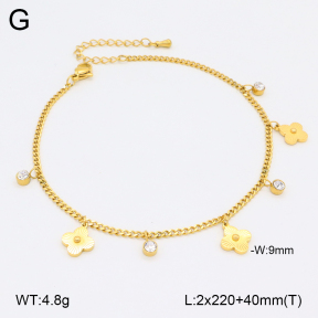 2A9001615vbpb-669  Stainless Steel Anklets