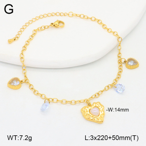 2A9001624bhbl-669  Stainless Steel Anklets