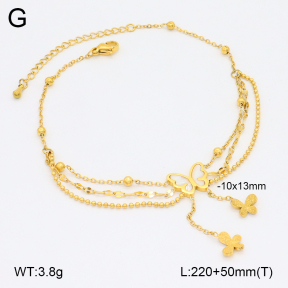 2A9001627bhbl-669  Stainless Steel Anklets