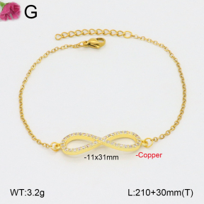 F2B402318baka-J72  Fashion Copper Bracelet