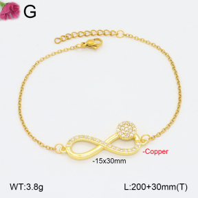 F2B402319baka-J72  Fashion Copper Bracelet