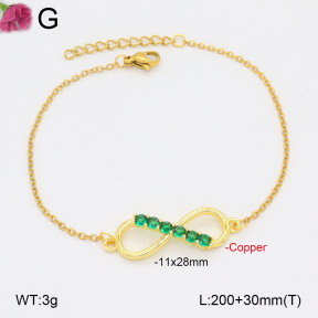 F2B402325baka-J72  Fashion Copper Bracelet