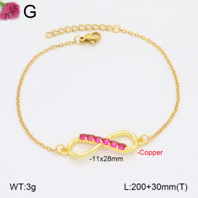 F2B402327baka-J72  Fashion Copper Bracelet
