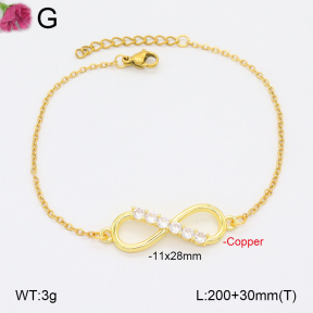 F2B402328baka-J72  Fashion Copper Bracelet