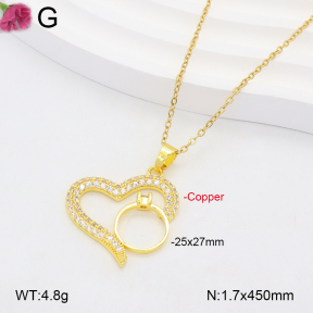F2N401186baka-J72  Fashion Copper Necklace