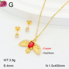 F2S005505bbov-J135  Fashion Copper Sets