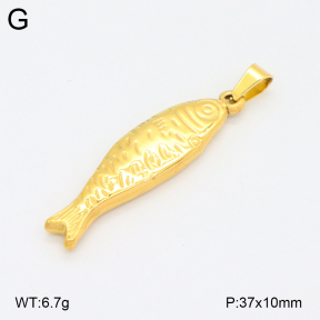 2P2004180aajl-355  Stainless Steel Pendant