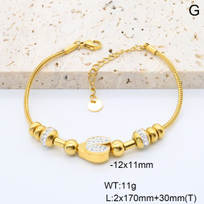 6B4003124bhbl-250  Stainless Steel Bracelet