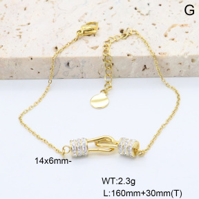 6B4003125bbov-250  Stainless Steel Bracelet