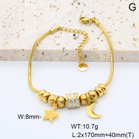 6B4003131bhbl-250  Stainless Steel Bracelet