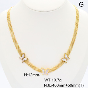 6N3001820bhbl-250  Stainless Steel Necklace
