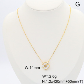 6N3001823abol-250  Stainless Steel Necklace