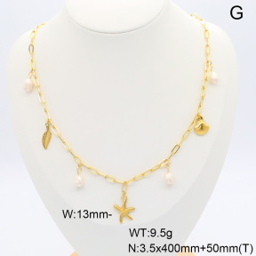 6N3001824bhbl-250  Stainless Steel Necklace