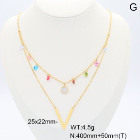 6N4004392bhia-250  Stainless Steel Necklace