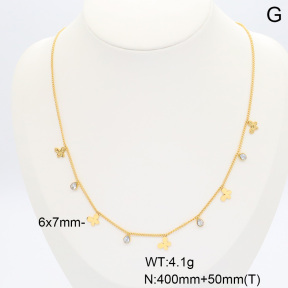 6N4004395bhbl-250  Stainless Steel Necklace