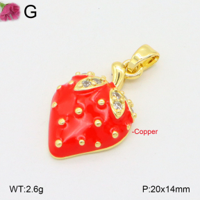 F2P300204aajm-J168  Fashion Copper Pendant