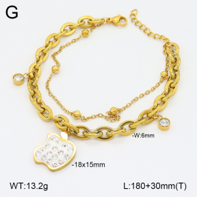 2B4004598vbmb-413  Stainless Steel Bracelet