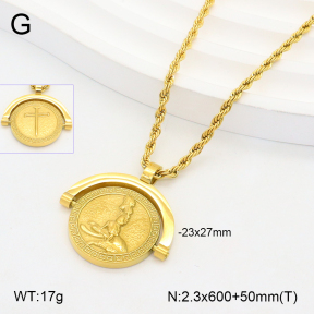 2N2005551bhva-478  Stainless Steel Necklace
