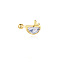 JP7969ahpv-Y30   925 Silver Body Jewelry (1pc)  WT:0.8g  8*7.7mm  60257800010C